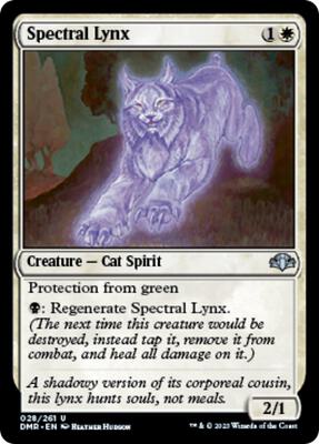 Spectral Lynx card from Dominaria Remastered