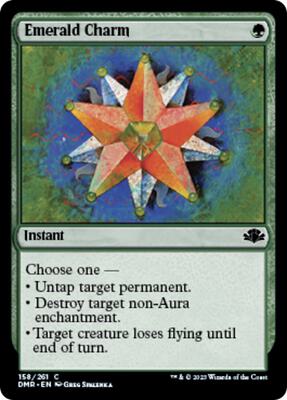 Emerald Charm card from Dominaria Remastered