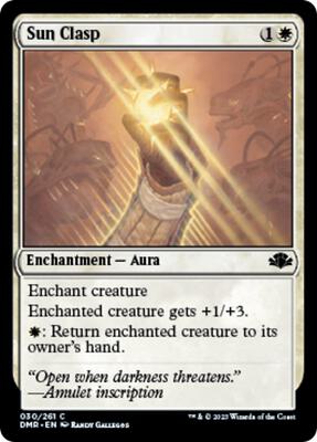 Sun Clasp card from Dominaria Remastered