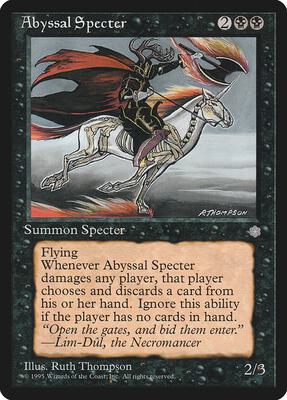 Abyssal Specter card from Ice Age