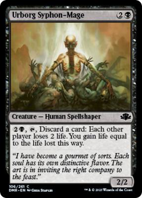 Urborg Syphon-Mage card from Dominaria Remastered