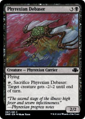 Phyrexian Debaser card from Dominaria Remastered