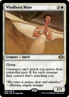 Windborn Muse card from Dominaria Remastered