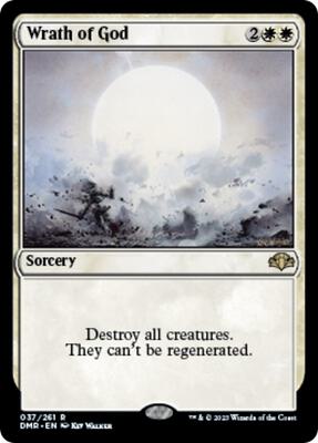 Wrath of God card from Dominaria Remastered