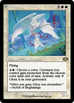 Glory (Retro Frame) card from Dominaria Remastered