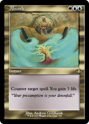 Absorb (Retro Frame) card from Dominaria Remastered