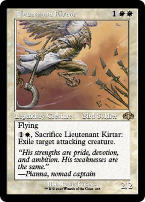 Lieutenant Kirtar (Retro Frame) card from Dominaria Remastered