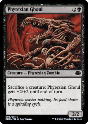Phyrexian Ghoul card from Dominaria Remastered