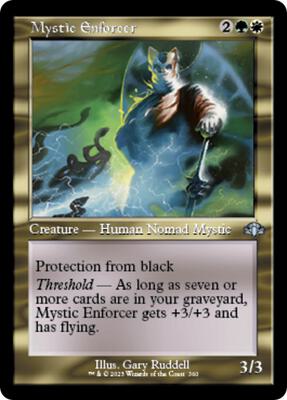 Mystic Enforcer (Retro Frame) card from Dominaria Remastered