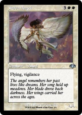 Serra Angel (Retro Frame) card from Dominaria Remastered