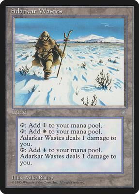 Adarkar Wastes card from Ice Age