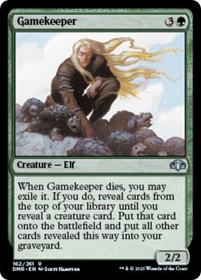 Gamekeeper card from Dominaria Remastered