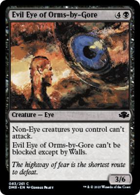 Evil Eye of Orms-by-Gore card from Dominaria Remastered
