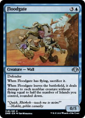 Floodgate card from Dominaria Remastered