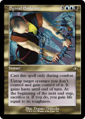 Spinal Embrace (Retro Frame) card from Dominaria Remastered