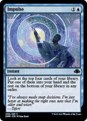 Impulse card from Dominaria Remastered