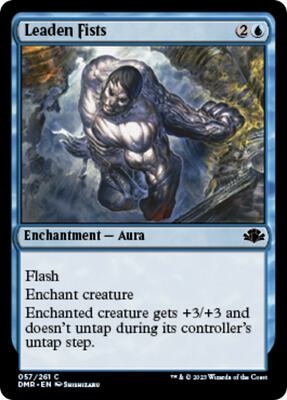 Leaden Fists card from Dominaria Remastered