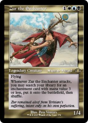 Zur the Enchanter (Retro Frame) card from Dominaria Remastered