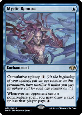 Mystic Remora card from Dominaria Remastered
