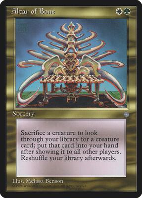 Altar of Bone card from Ice Age