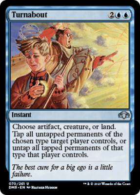 Turnabout card from Dominaria Remastered