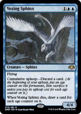 Vexing Sphinx card from Dominaria Remastered
