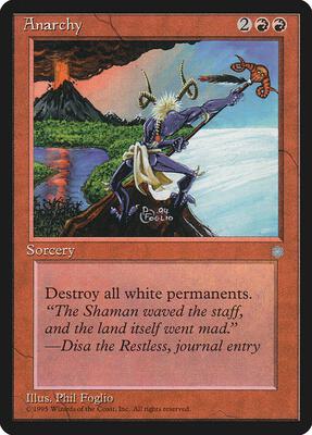 Anarchy card from Ice Age