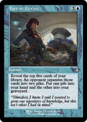 Fact or Fiction (Retro Frame) card from Dominaria Remastered