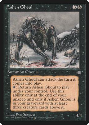 Ashen Ghoul card from Ice Age