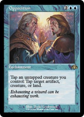 Opposition (Retro Frame) card from Dominaria Remastered