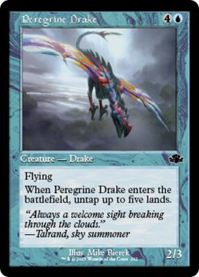 Peregrine Drake (Retro Frame) card from Dominaria Remastered