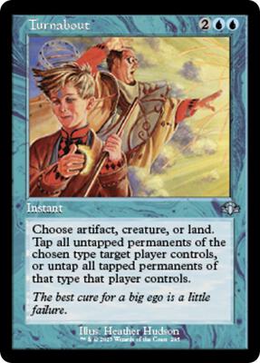 Turnabout (Retro Frame) card from Dominaria Remastered