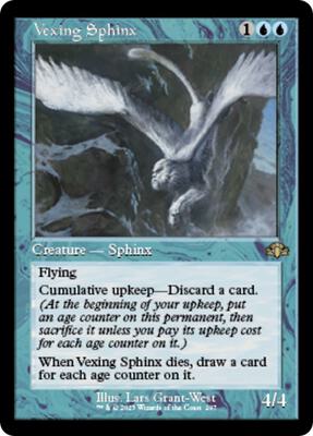 Vexing Sphinx (Retro Frame) card from Dominaria Remastered