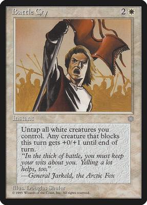 Battle Cry card from Ice Age