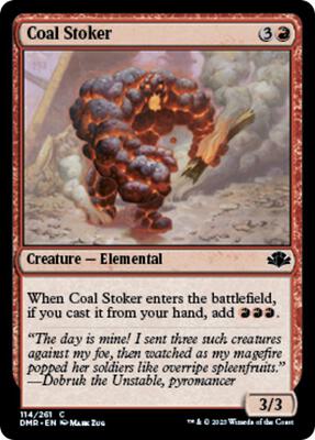 Coal Stoker card from Dominaria Remastered