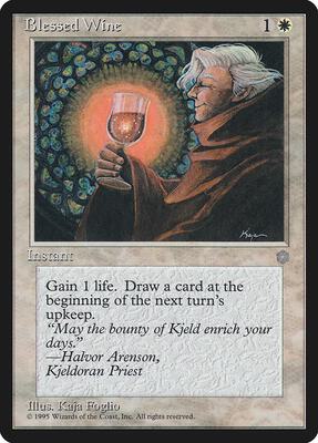 Blessed Wine card from Ice Age