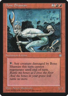 Bone Shaman card from Ice Age