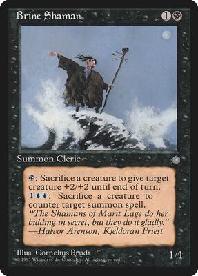 Brine Shaman card from Ice Age