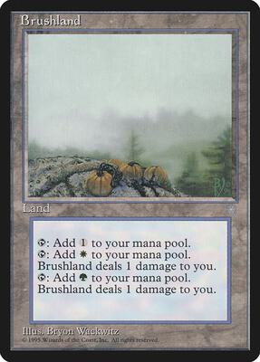 Brushland card from Ice Age