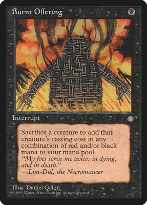 Burnt Offering card from Ice Age