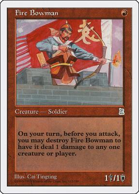 Fire Bowman card from Portal Three Kingdoms