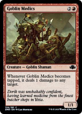 Goblin Medics card from Dominaria Remastered