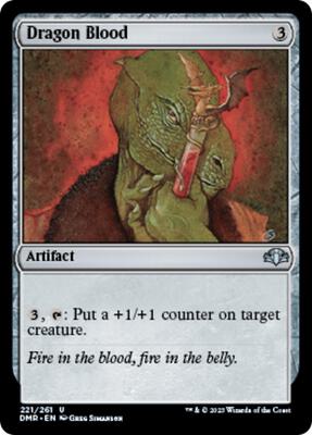 Dragon Blood card from Dominaria Remastered