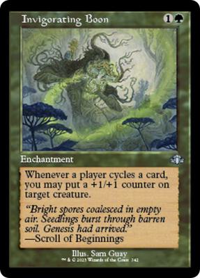Invigorating Boon (Retro Frame) card from Dominaria Remastered