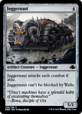 Juggernaut card from Dominaria Remastered