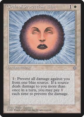 Circle of Protection: Blue card from Ice Age