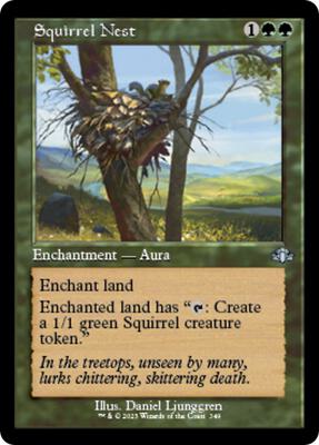 Squirrel Nest (Retro Frame) card from Dominaria Remastered