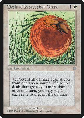 Circle of Protection: Green card from Ice Age