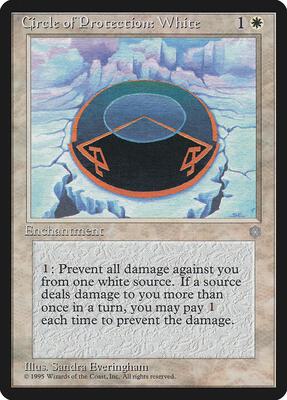 Circle of Protection: White card from Ice Age