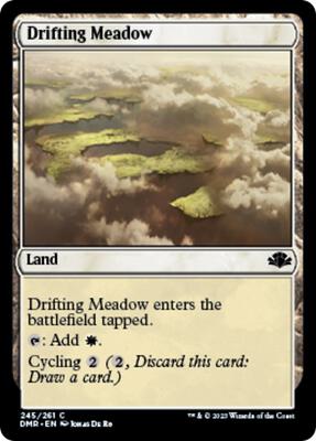 Drifting Meadow card from Dominaria Remastered